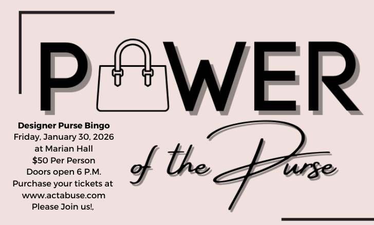 Abuse Counseling & Therapy presents Power of the Purse Designer Purse Bingo on January 30, 2026.