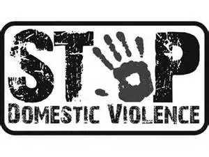 Stop domestic violence awareness graphic